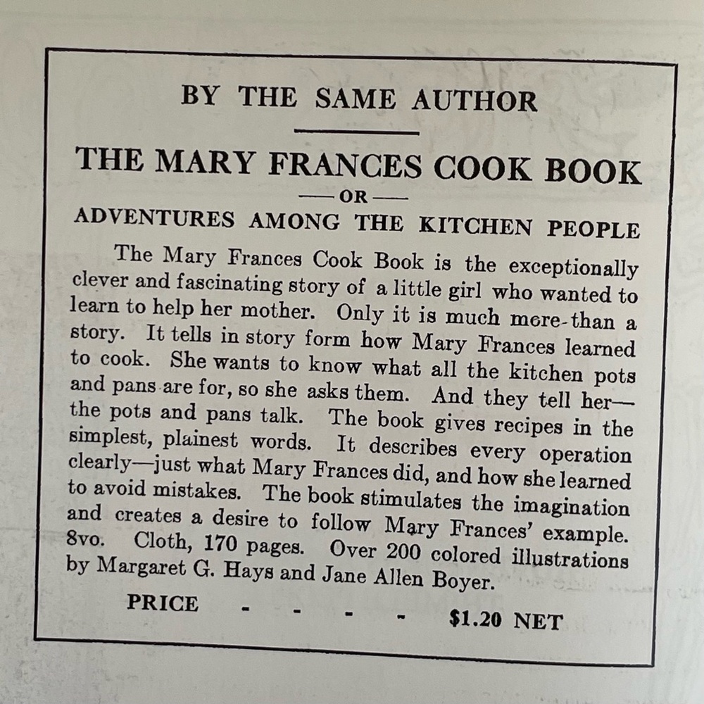 The Mary Frances Sewing Book with Patterns by Jane Eayre Fryer Signed Copy - Picture 7 of 8